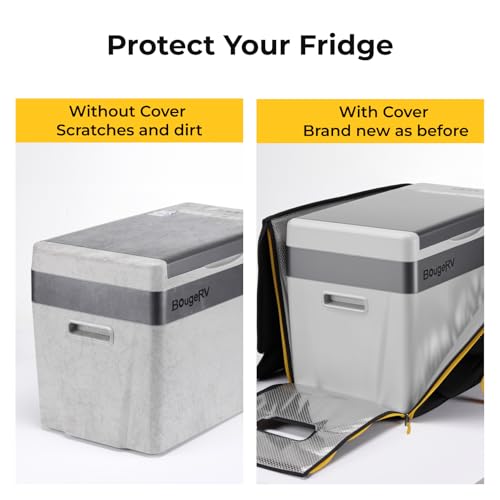12 Volt Refrigerator With Cover 12V Car Fridge 30 Quart Portable Freezer Compressor Cooler Compressor Freezer