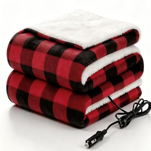 12 Volt Electric Portable Heated Car Blanket