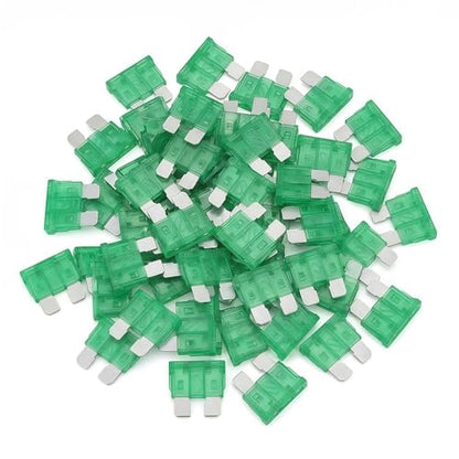 80Pcs) 30 Amp Standard Fuse, 30A Car Blade Fuses for Car/RV/Truck/SUV/Motorcycle/Boat (80 Count)