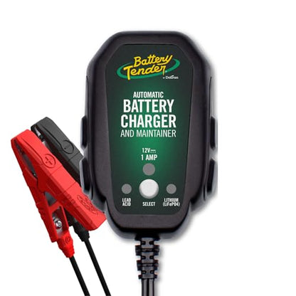 Junior 12V 800mA Battery Charger and Maintainer for Lead Acid and Lithium Batteries