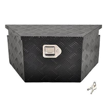 26 Inch Aluminum Trailer Tongue Tool Box 5 Bar Tread Wide Utility