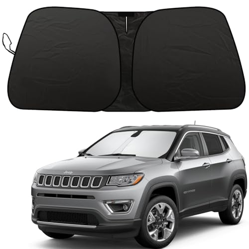 Foldable Front Windshield Sunshade fit for Jeep Compass 2017