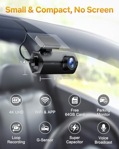 4K Dash Cam Front