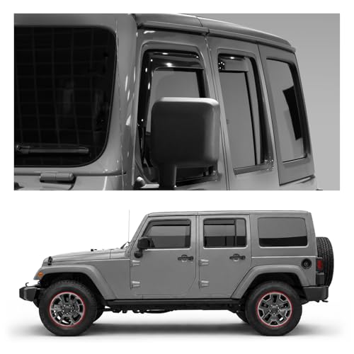 Window Deflectors Smoke Tinted In (4 Count)