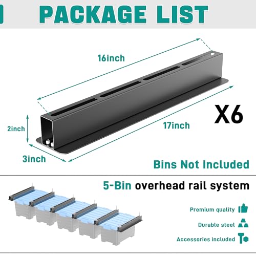 Ceiling Storage Rack (6 Count)