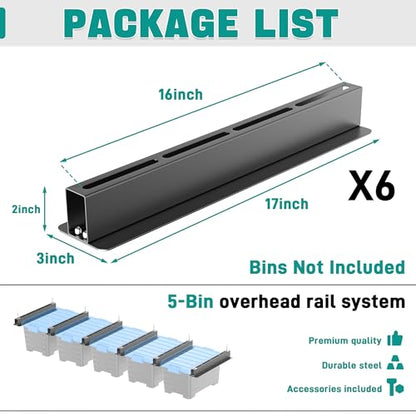Ceiling Storage Rack (6 Count)
