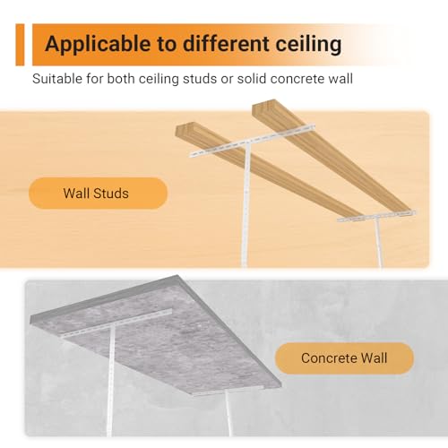 4x6ft Overhead Ceiling Garage Storage Rack