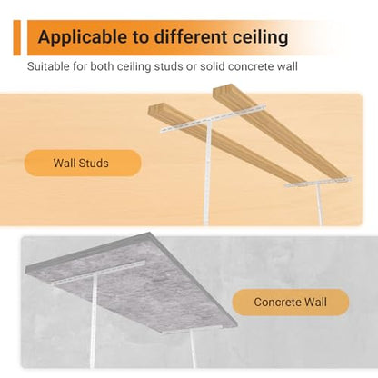 4x6ft Overhead Ceiling Garage Storage Rack