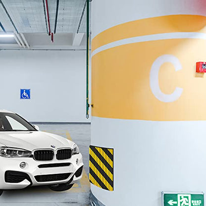 Garage Wall Protector Foam Wall Bumper Column Guard for Parking Lot 4 Pack (2 Count)