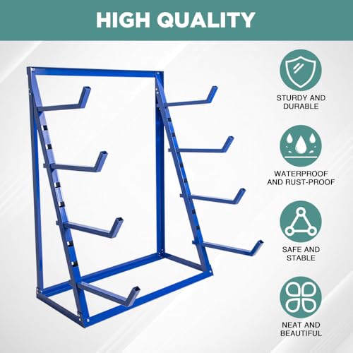 4 Tier Steel Horizontal Storage Rack