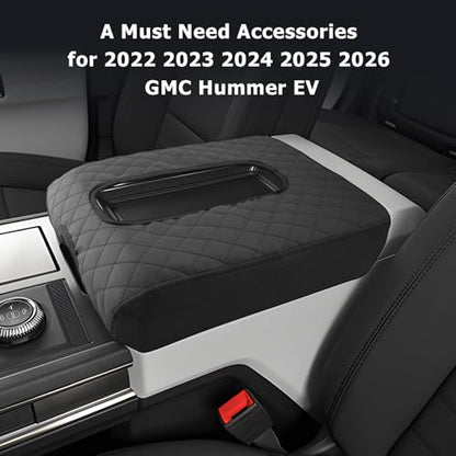 2025 2026 Hummer EV Center Console Cover Compatible with 2022 2023 2024 2025 2026 GMC Hummer EV SUV Accessories 2025 2026 Hummer EV Pickup Armrest Cover Armrest Console Cover