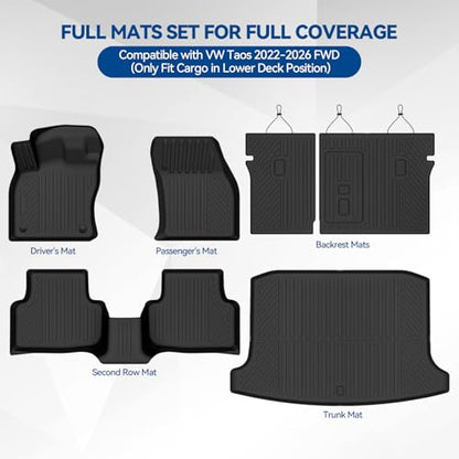 Custom Fit Floor Mats for VW Taos 2022