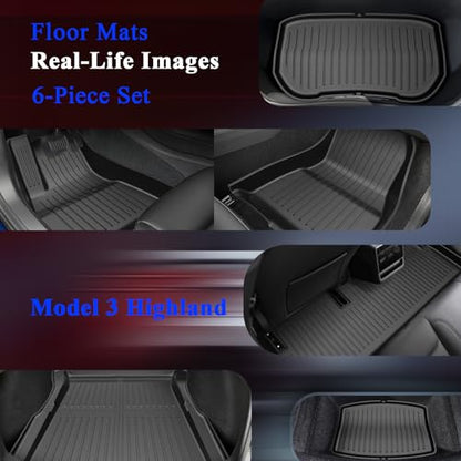 2026 Tesla Model 3 Floor Mats (6 Count)