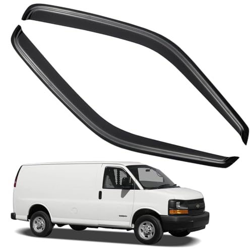 Rain Guards for Chevrolet Express Van 1996 (2 Count)