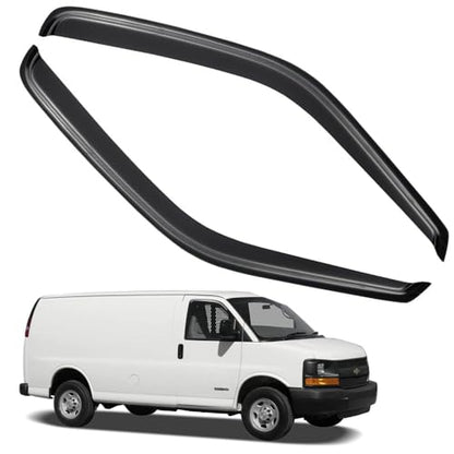 Rain Guards for Chevrolet Express Van 1996 (2 Count)