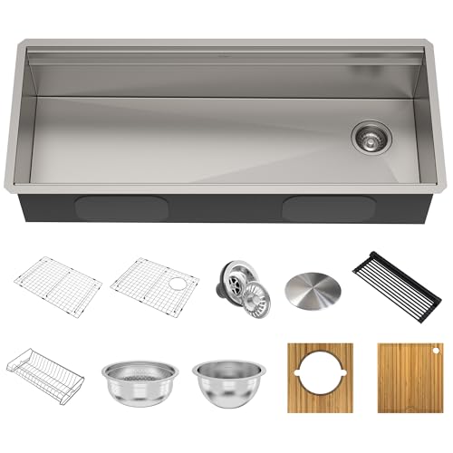 Stainless Steel 45 in Undermount Kitchen Sink KWU120