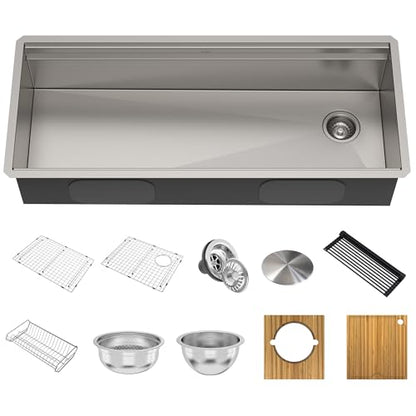 Stainless Steel 45 in Undermount Kitchen Sink KWU120