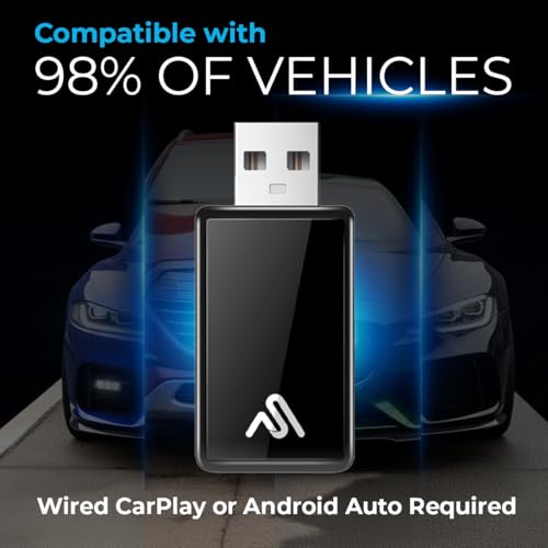 Wireless Carplay Adapter for Apple iPhone by AUTOSKY