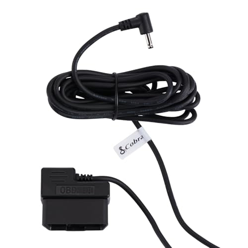 OBDII to Barrel Connector Power Cord Radar Detectors (9.8 Foot)