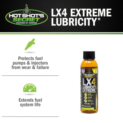 LX4 Lubricity Extreme Fuel Additive (4 Fl Oz)