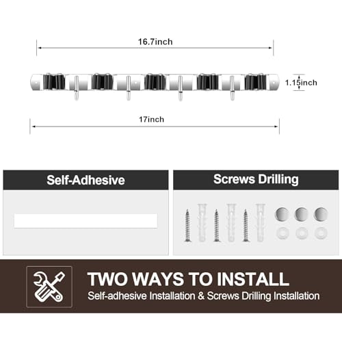 Broom Holder Wall Mount