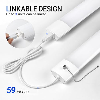 BS84 LED Shop Lights 4FT for Workshop (6 Count)