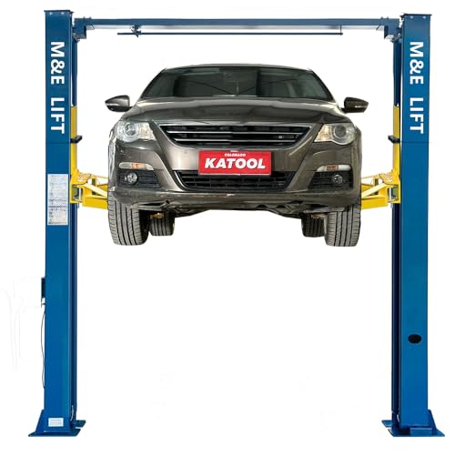 ME 9000lbs 110v 2 Post Lift Max. Lifting Height 74.8" 2 Post Car Lift Auto Lift Clearfloor Lifts Car Hoist for Home Shop Garage