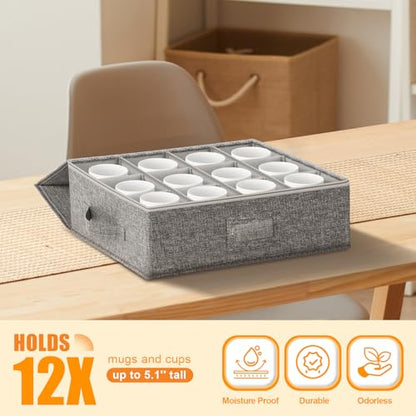 Cup Mug Storage Box (2 Count)