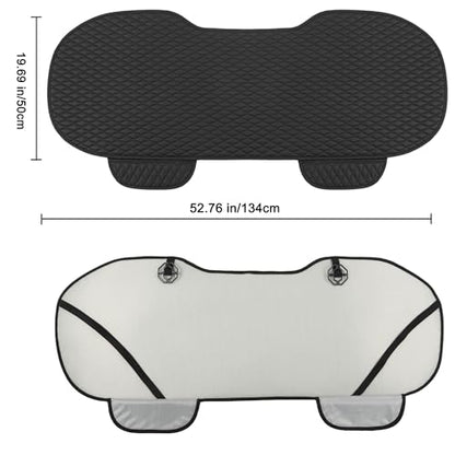Pu Leather Car Seat Bottom Covers Protectors Include 1 Rear Bench Seat Cover Universal Fit 90% Vehicles