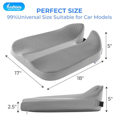 Elevated Car Seat Cushion for Improved View