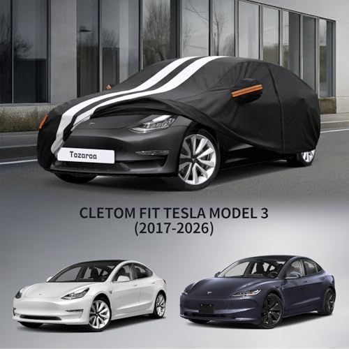 Multi Layer Car Cover Custom Fit for Tesla Model 3