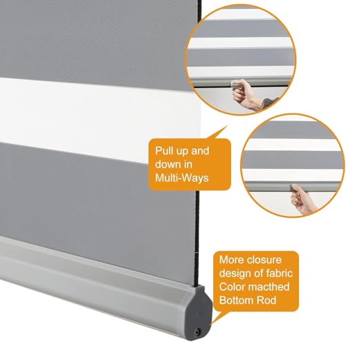Cordless Zebra Blinds for Windows