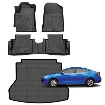 for Hyundai Elantra Car Floor Mats 2017
