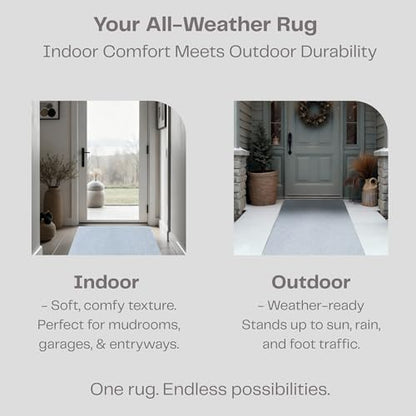 Ribbed Hallway Runner Rug