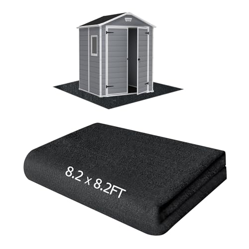 8.2x8.2FT Outdoor Storage Shed Floor Mat