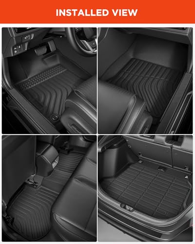 Floor Mats Cargo Liner for Honda Civic Hatchback 2022 (9 Count)