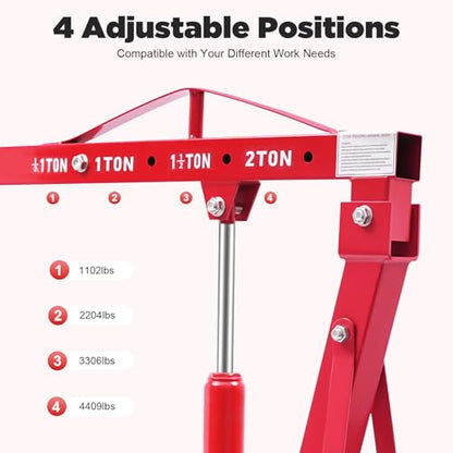 Engine Hoist with Lever