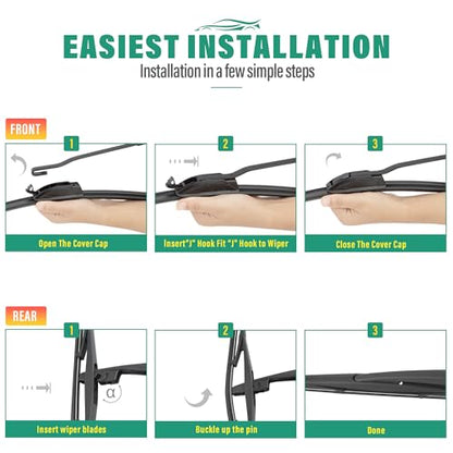Windshield Wiper Blades Replacement for Honda CRV CR