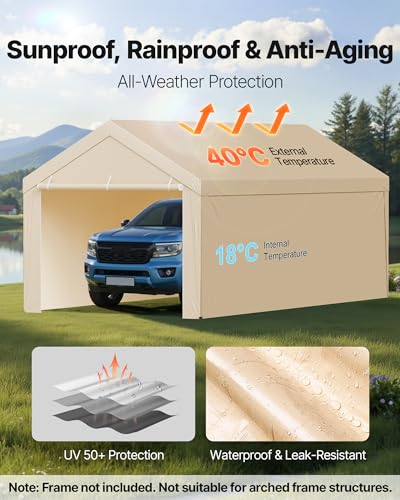 Carport Replacement Canopy Cover