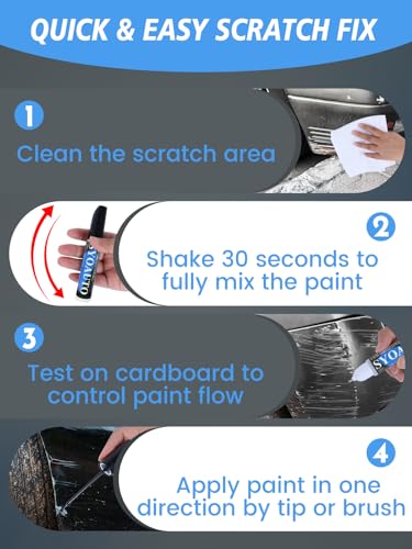 Super White 040 Touch Up Paint Fit for Toyota Auto Touch up Paint Scratch Repair Automotive Scratch Remover 2 in 1 Super White 040