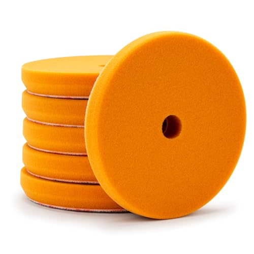 12211 6.5 in Orange Foam Correcting Pads (6 Count)