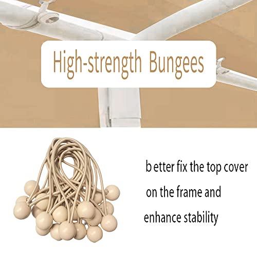 Rutile 10'x20' Carport Canopy ONLY Tent Garage Replacement Top Tarp Car Shelter Cover w