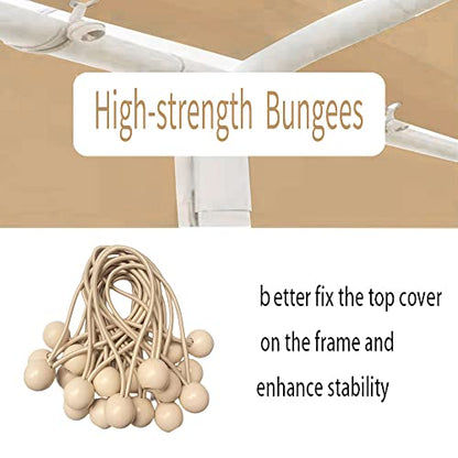 Rutile 10'x20' Carport Canopy ONLY Tent Garage Replacement Top Tarp Car Shelter Cover w