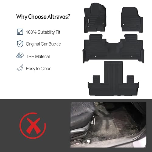 Floor Mats for 2024 2025 2026 Chevy Traverse & 2025