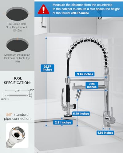 Chrome Kitchen Sink Faucet