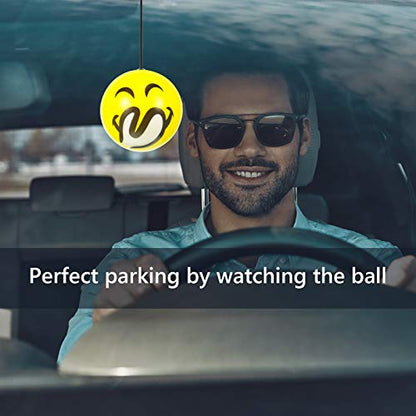 Double Garage Parking Aid Tennis Tennis Ball for Garage Parking Includes Retracting Ball Sensor Assist Solution Car Stop Indicator
