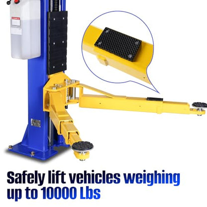 10000lbs 2 Post Car Lift with Double Point Release