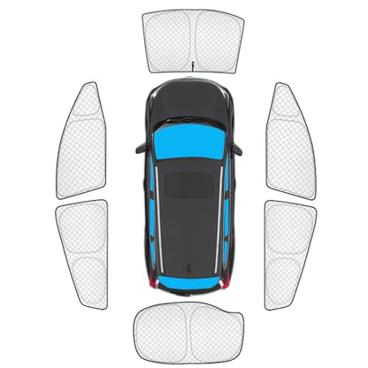 6pcs Sun Shades for Toyota Prius Hatchback 2016