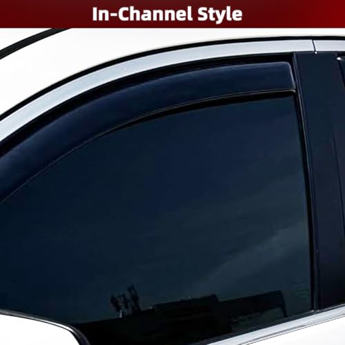 in Channel Window Visors Rain Guards Fit for Toyota Highlander 2014 (4 Count)