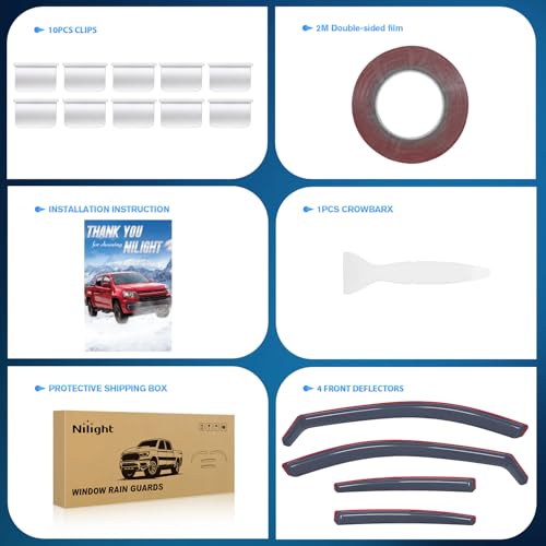 in Channel Window Visors for Nissan Altima 2019 (4 Count)